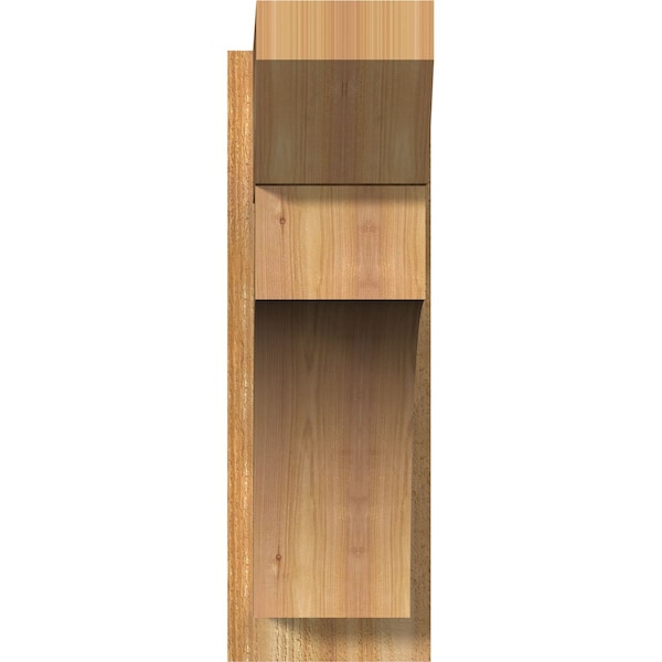 Westlake Slat Rough Sawn Outlooker, Western Red Cedar, 8W X 24D X 24H